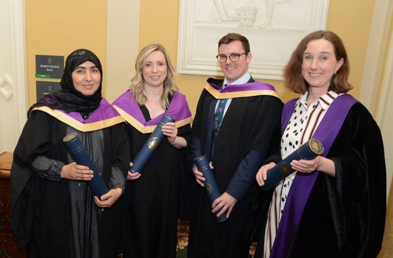 Faculty of Public Health Medicine Members in gowns